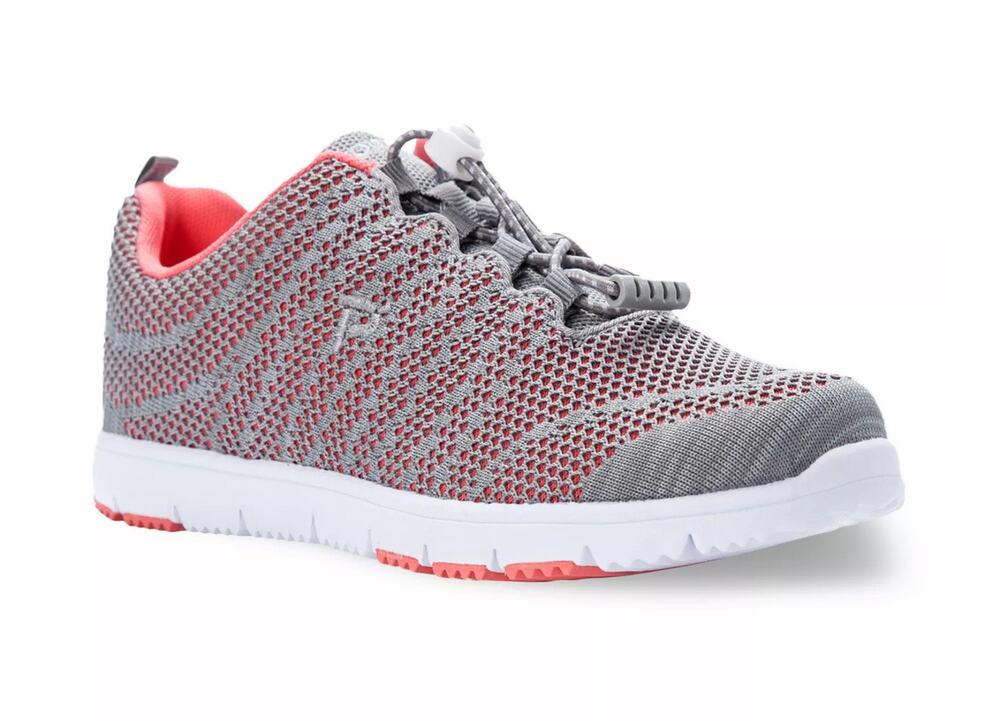 Propet TravelWalker evo coral/grey sneaker 7 NARROW